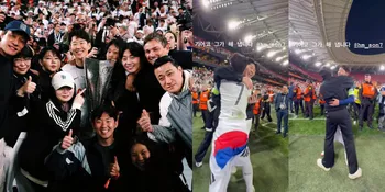 Potret Persahabatan Park Seo Joon dan Son Heung Min, Saling Berpelukan saat Tottenham Raih Juara Liga Eropa