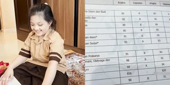 Potret Rapor Selebriti yang Bikin Syok, Ada Arsy Hermansyah Nilai Terkecil 85 - Betrand Peto Tertinggi 96