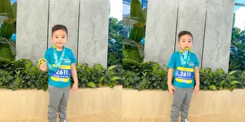 Potret Rayyanza 'Cipung' Ikut Marathon, Disebut Jadi Balita Paling Produktif
