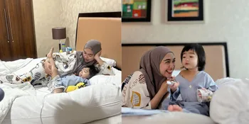 Potret Ria Ricis Temani Moana yang Sedang Sakit, Tetap Ceria Meski Sedang Tidak Baik-baik Saja