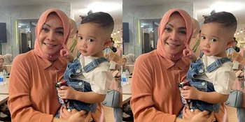 Potret Rieta Amilia yang Temani Cucunya Rayyanza Cipung Ulang Tahun, Wajah Cerianya Nampak Berseri