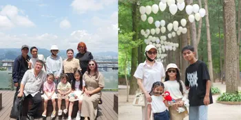Potret Sarwendah Liburan Bersama Anak-anak ke Korea dengan Muka Habis Selesai Operasi, Tetap Modis Kenakan Kacamata Hitam
