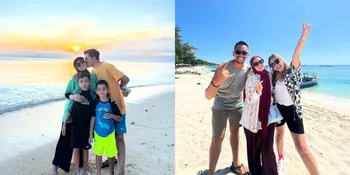 Potret Seru Tya Ariestya Liburan ke Gili Trawangan bersama Keluarga