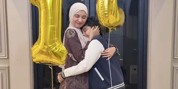 Potret Shireen Sungkar Rayakan Ultah ke-12 Adam, Peluk Hangat Sang Anak