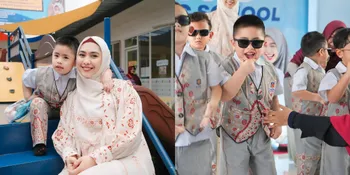 Potret Sulaiman Anak Oki Setiana Dewi Kembali Sekolah di Indonesia Setelah Pulang dari Mesir, Ceria dengan Teman-teman