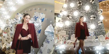 Potret Terbaru Anissa Aziza, Dipuji Cantik Bak Super Model dengan Blazer Maroon