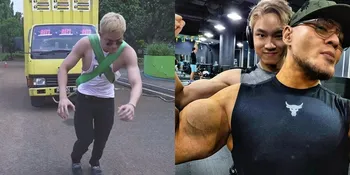 7 Potret Terbaru Azka Corbuzier yang Makin Kekar, Kini Bisa Tarik Truk dan Mobil - Angkat Nada Tarina Putri Pakai Tiang