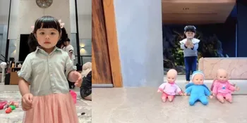 Potret Tingkah Menggemaskan Ameena Pinjam Ponsel Ayahnya, Disebut si Kecil Makin Cerdas