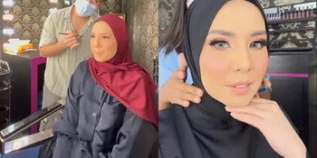 Potret Tya Ariestya Pertama Kali Pemotretan Pakai Hijab, Pamer Wajah Polos Tanpa Makeup - Juga Ditemani Suami