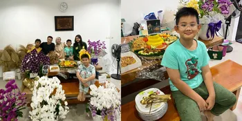 7 Potret Ultah Anak Juliana Moechtar, Hangat Dirayakan Bareng Ayah dan Saudara Sambung