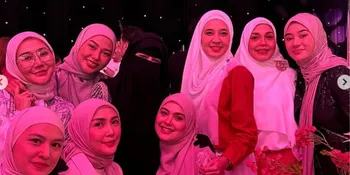 Potret Umi Pipik Hadiri Acara Irish Bella, Tampil Syari Temui Teman-teman Artis dan Seleb