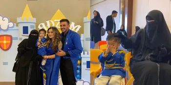 Potret Umi Pipik Hadiri Perayaan Ulang Tahun Adzam Anak Nathalie Holscher, Beri Doa Agar Jadi Anak Soleh