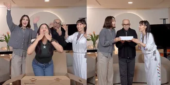 POV 'Si Ratu 'Unboxing', Luna Maya Rayakan Ultah Melaney Ricardo Dengan Cara Unik