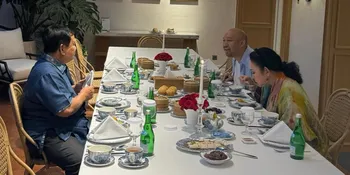 Prabowo Buka Puasa Bersama Titiek Soeharto dan Didit Hediprasetyo, Menu Jadi Sorotan
