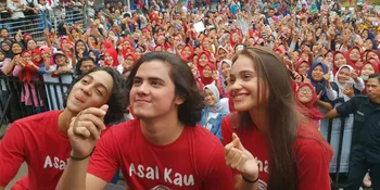 Promo Film di Karawang, Pemain 'ASAL KAU BAHAGIA' Disambut Histeris Fans