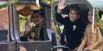 Prosesi Kirab Kahiyang &#38; Bobby Naiki Kereta Kencana Menuju Gedung