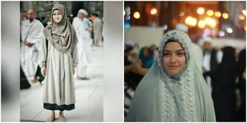 Pulang Umrah, Revalina S Temat Makin Cantik Dengan Hijabnya