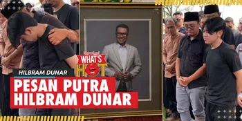 Putra Hilbram Dunar Sampaikan Pesan Menyayat Hati Di Atas Pusara Ayahnya: Papa Nggak Usah Khawatir