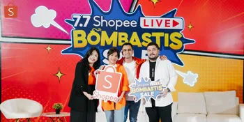 Raffi Ahmad dan Fuji Meriahkan Kampanye 7.7 Shopee Live Bombastis Sale
