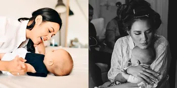 Raisa Unggah Video Aktivitas Baby Zalina, Begitu Menggemaskan Mainan Slime Jelly