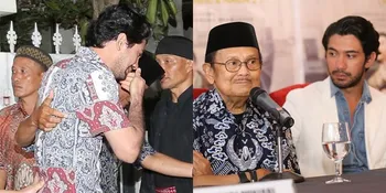 Raut Pilu Reza Rahadian Saat Kunjungi Rumah Duka BJ Habibie