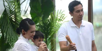 Rayakan 3 Tahun Pernikahan, Andien-Ippe-Kawa Kompak Pakai Busana Patchwork!