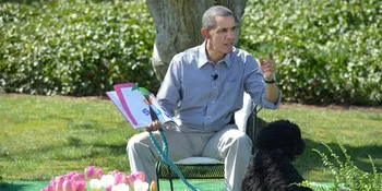 Rayakan Paskah, Obama Dongengi Anak-Anak