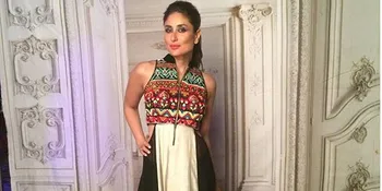 Rayakan Ultah Pernikahan, Kareena Potong Kue Tanpa Sang Suami