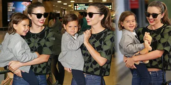 Repot Urus Anak, Miranda Kerr Tetap Tampil Stunning
