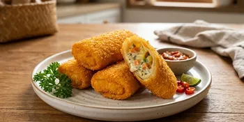 Resep Risoles Ragout Sayur dengan Kulit Lentur dan Isian Creamy