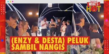 Resepsi Enzy Storia, Speech Dan Gimmick Vincent - Enzy Menangis Peluk Desta