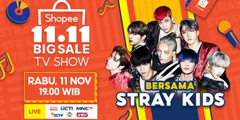 Resmi Jadi Brand Ambassador Shopee, Stray Kids Siap Meriahkan Puncak Promo 11.11 Big Sale