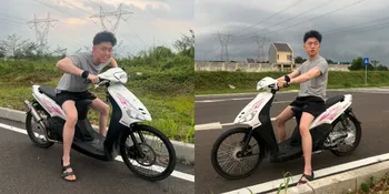 Rich Brian Santai Naik Motor Matic di Indonesia, Gayanya Bikin Warganet Terhibur