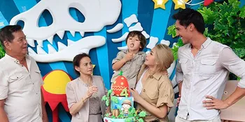 Richard Kyle Pakai Kostum Dinosaurus di Ultah El, Jedar: Kasihan Kepanasan