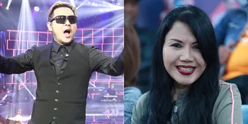 Richie Five Berikan Sekuntum Mawar Merah Kepada Rita Sugiarto di Panggung LIDA 2018