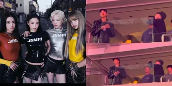 RM dan Suga BTS Tampak Santai Nonton Konser BLACKPINK 'DEADLINE' di LA