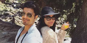 Romantis, Vin Rana Beri Kecupan Manis di Hari Ultah Nita Sofiani