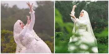 Roro Fitria Sisipkan Doa Tersirat Dalam Lagu Terbarunya Dengan Mengenakan Busana Pengantin Serba Putih Saat Syuting Video Klip