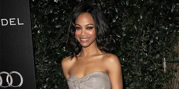 Saat Zoe Saldana Dibikin Repot Oleh Gaunnya Sendiri