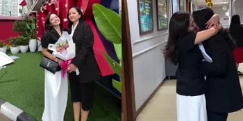 Safa Ricci Anak Sambung Ifan Seventeen Selesai Sidang Skripsi, Nangis Haru - Dapat Pelukan dari Citra Monica