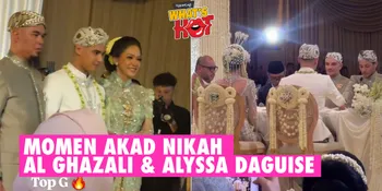 SAH! Detik-Detik Akad Nikah Al Ghazali &#38; Alyssa Daguise, Beri Mahar Istimewa