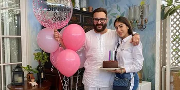 Saif Ali Khan dan Sara Rayakan Ultah Barengan, Jeh Ali Khan Cute Abis!