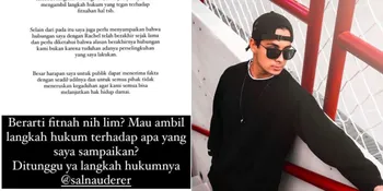 Salim Nauderer Bantah Isu Selingkuh dan Bakal Laporkan Penyebar Fitnah, Pengacara Jessica Felicia:&#160;Saya&#160;Tunggu!