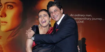 Saling Berpegangan Tangan Mesra, SRK dan Kajol Romantis Abis!