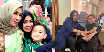 8 Potret Kebersamaan Rieta Amilia dan Amy Qanita, Jadi Besan Kompak Saat Momong Cucu