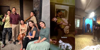 Sambil Bopong Luna Maya, Momen Oka Antara Kena Prank Crew saat Syuting