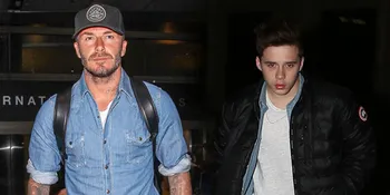 Sambil Cium Kening, David Beckham Beri Ucapan Cinta Pada Brooklyn