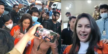 Sambil Tersenyum Kenakan Baju Oranye, Nikita Mirzani Tanggapi Santai Kasus Dugaan Pemerasan