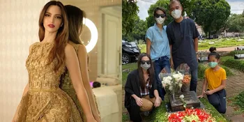Sambut Ramadan, Nia Ramadhani Nyekar ke Makam Sang Ayah dan Bilang Kangen