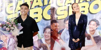 Santer Dikabarkan Putus, Fadly Faisal Hadiri Gala Premiere Film Baru Rebecca Klopper Sambil Membawa Bunga